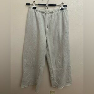 Aritzia Light Gray Sweatpants with Drawstring size S